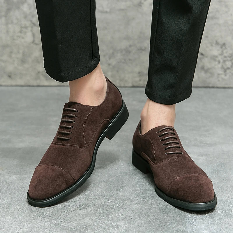 Verano Men's Leather Oxford Shoes for Casual & Formal Wear