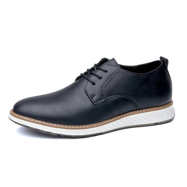 Men's Genuine Leather Orthopedic Sneakers | Savoni