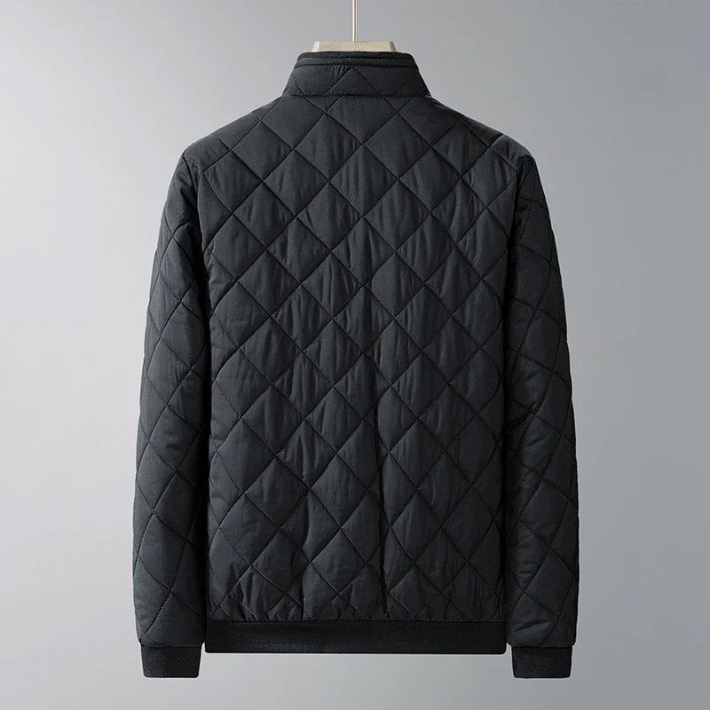 Arden Zip-Up Quilted Cotton Jacket