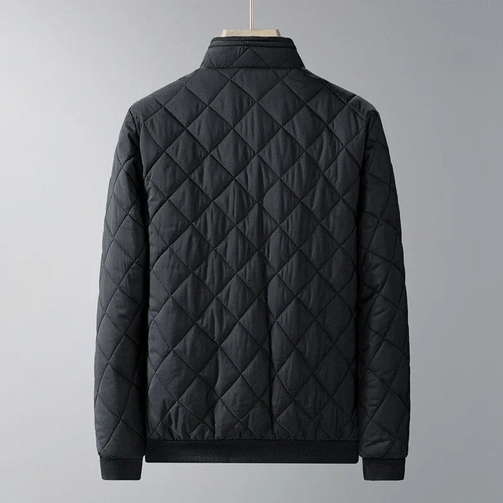 Arden Zip-Up Quilted Cotton Jacket