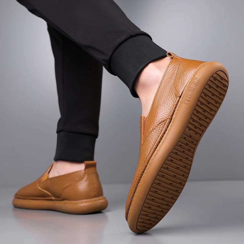 Men's Genuine Leather Loafers | Savoni