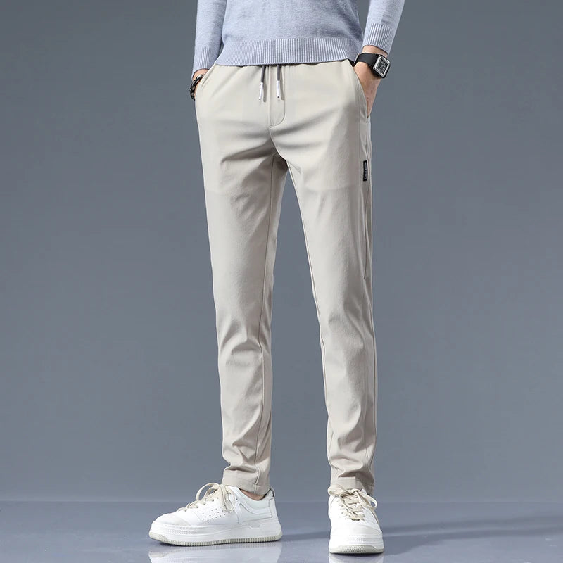 Savoni Slim Fit Cotton Pants
