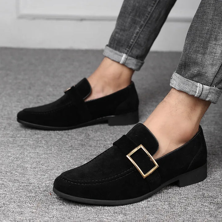 Leather Buckle Loafers – Men's Dress Shoes | Langston