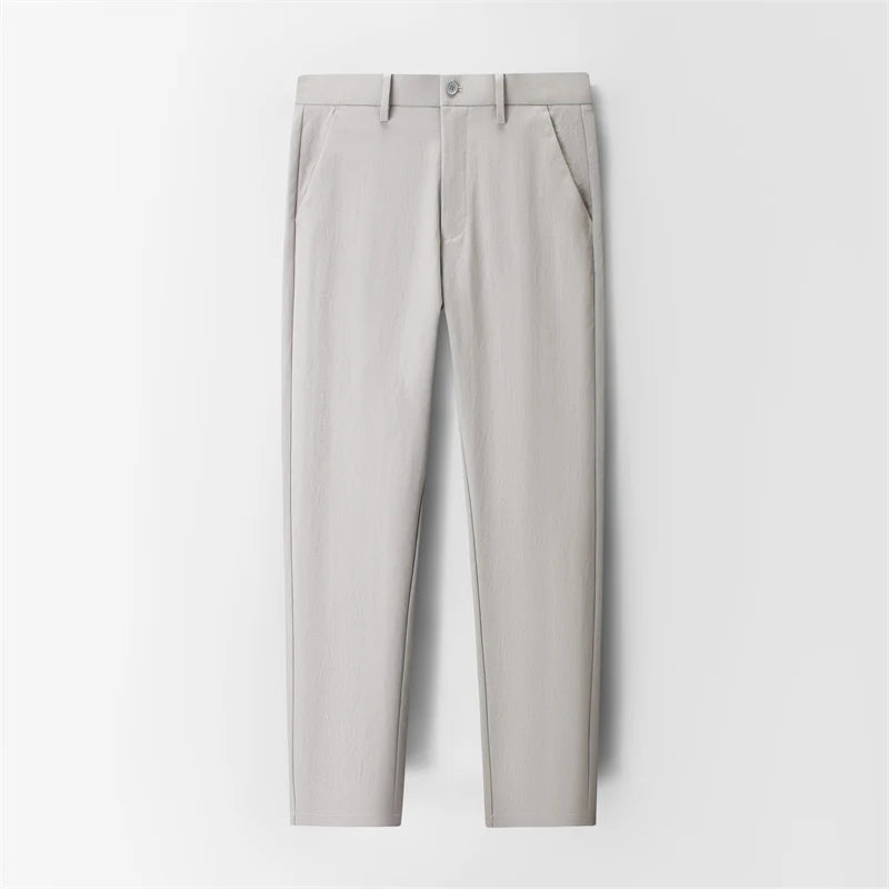 Men's Slim-Fit Cotton Trousers | Savoni
