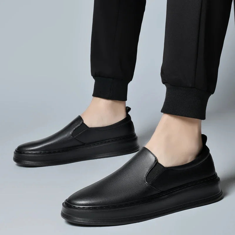 Leather Slip-On Loafers – Men's Casual Shoes | Savoni