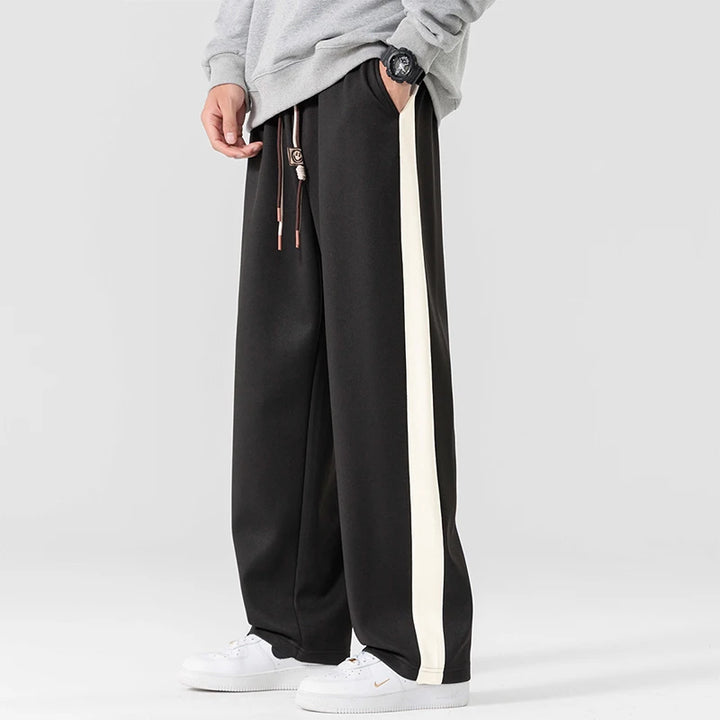 Wide-Leg Sweatpants Side Stripe – Men's Relaxed Fit Joggers | Arden
