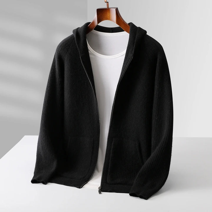 Savonti Wool Zip-Up Hoodie