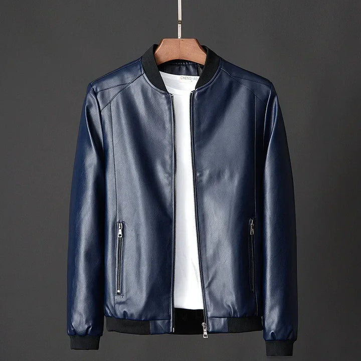 Verano Leather Zip-Up Jacket