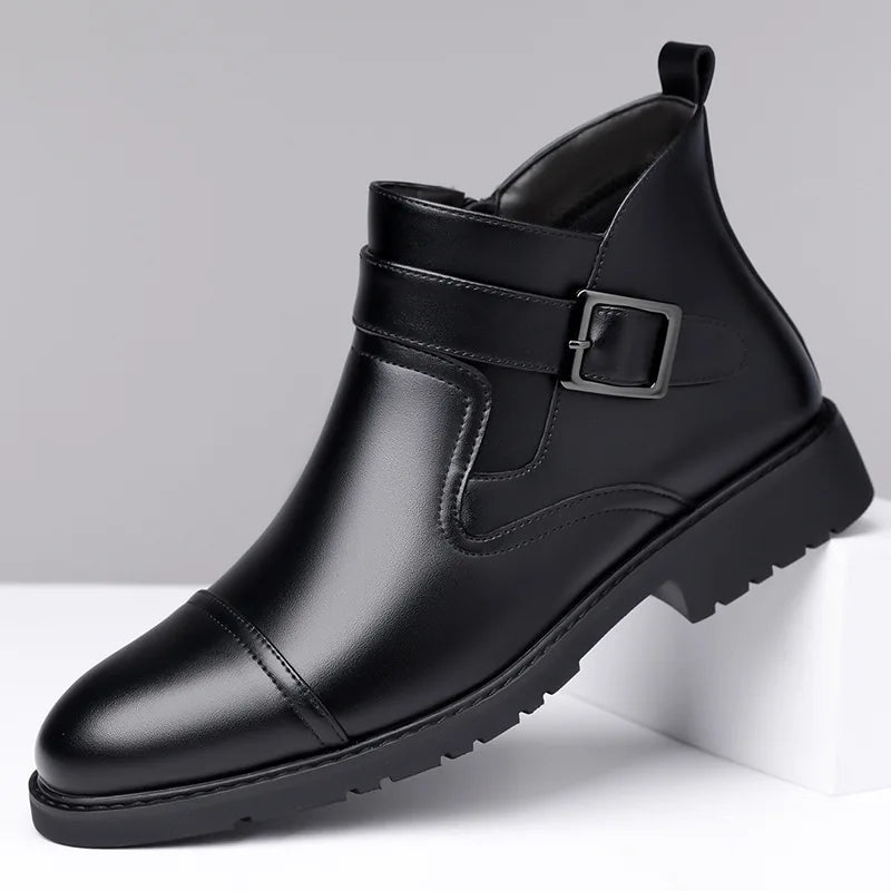 Savoni Leather Chelsea Boots