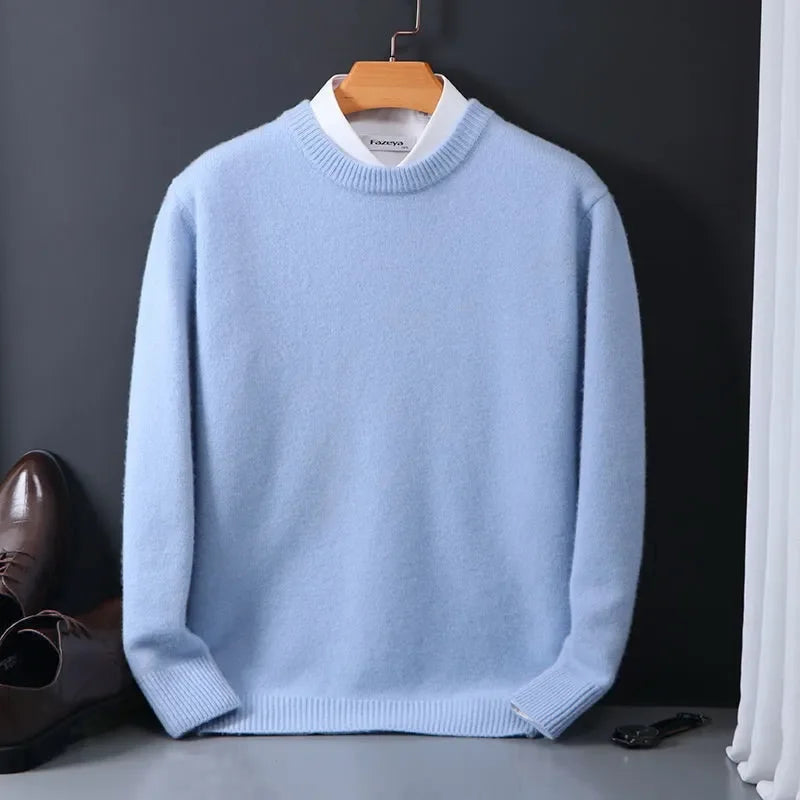 Cashmere Blend Sweater – Men's Soft Knit Pullover | Verano