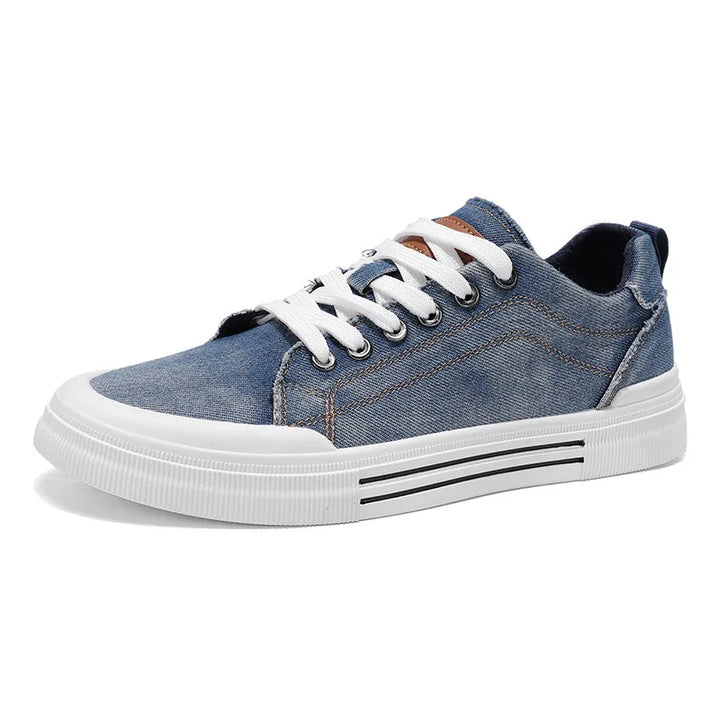 Denim Low-Top Sneakers – Men's Casual Shoes | Arden