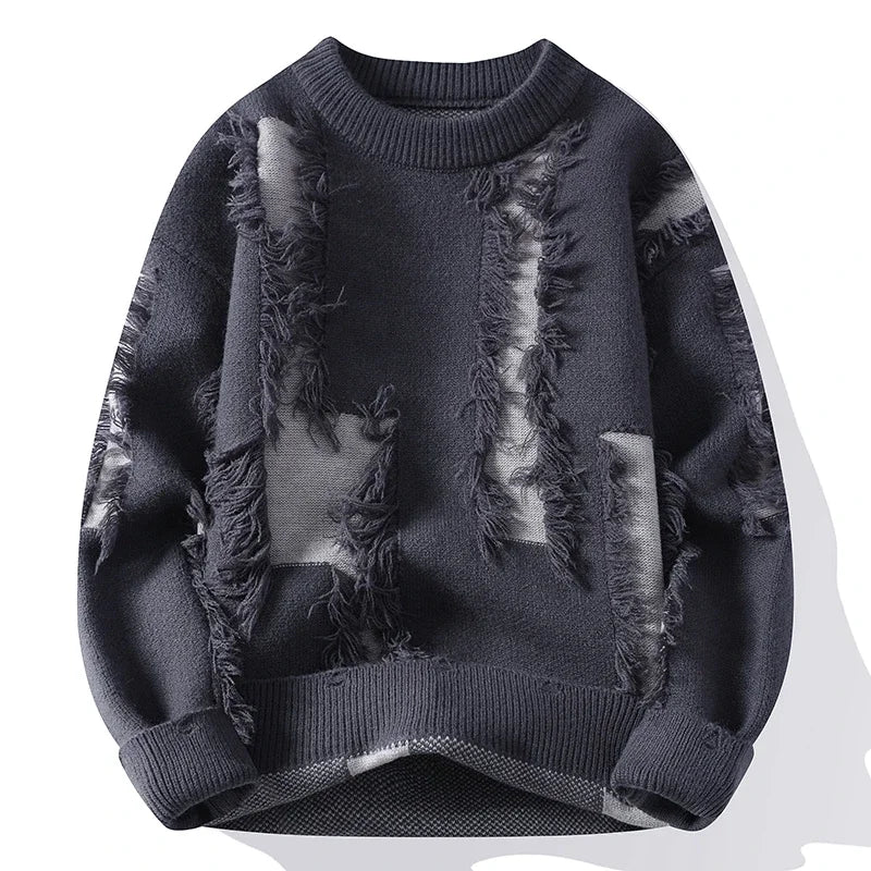 Frayed Knit Sweater – Men's Pullover | Camden