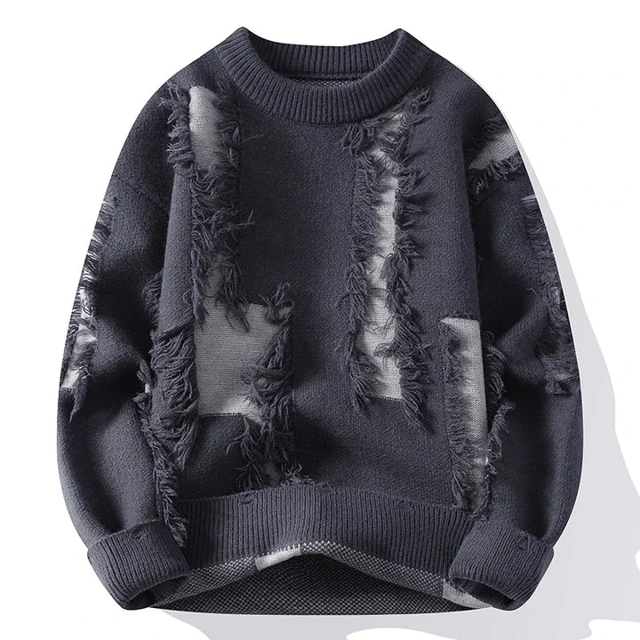 Frayed Knit Sweater – Men's Pullover | Camden
