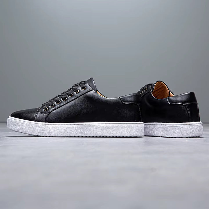 Men's Genuine Leather Sneakers | Savoni