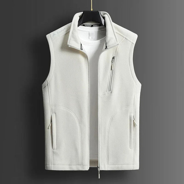 Fleece Zip-Up Vest – Men's Layering Vest | Savoni