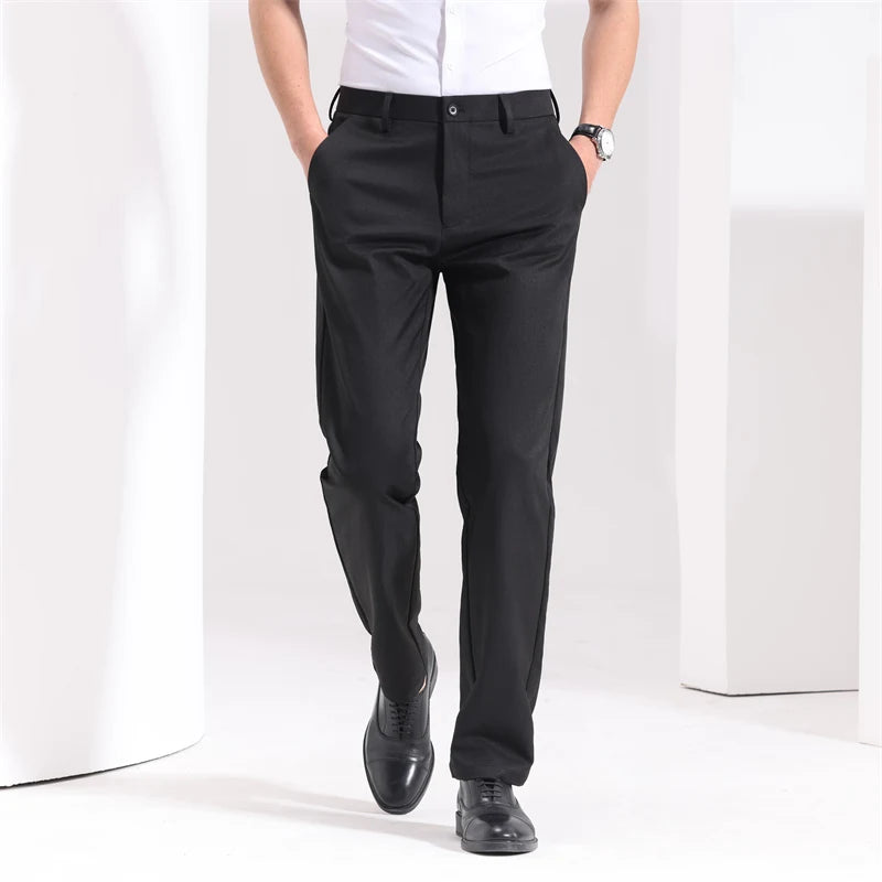 Men's Slim-Fit Cotton Trousers | Savoni