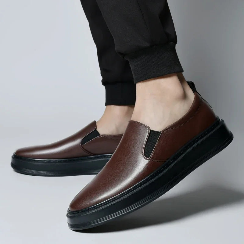 Leather Slip-On Loafers – Men's Casual Shoes | Savoni