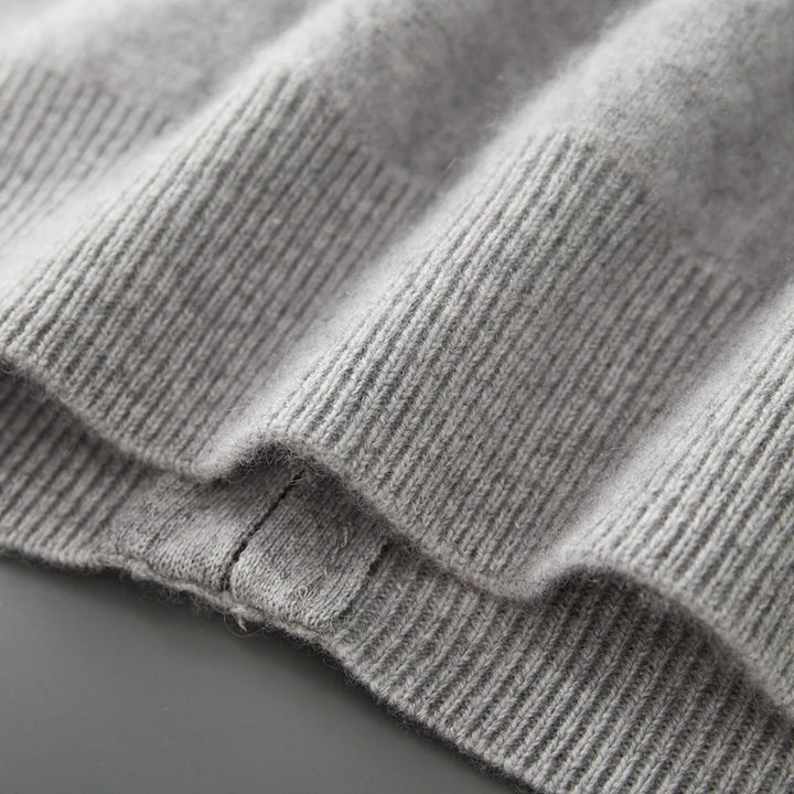 Men's Merino Wool Zip-Up Cardigan | Savonti
