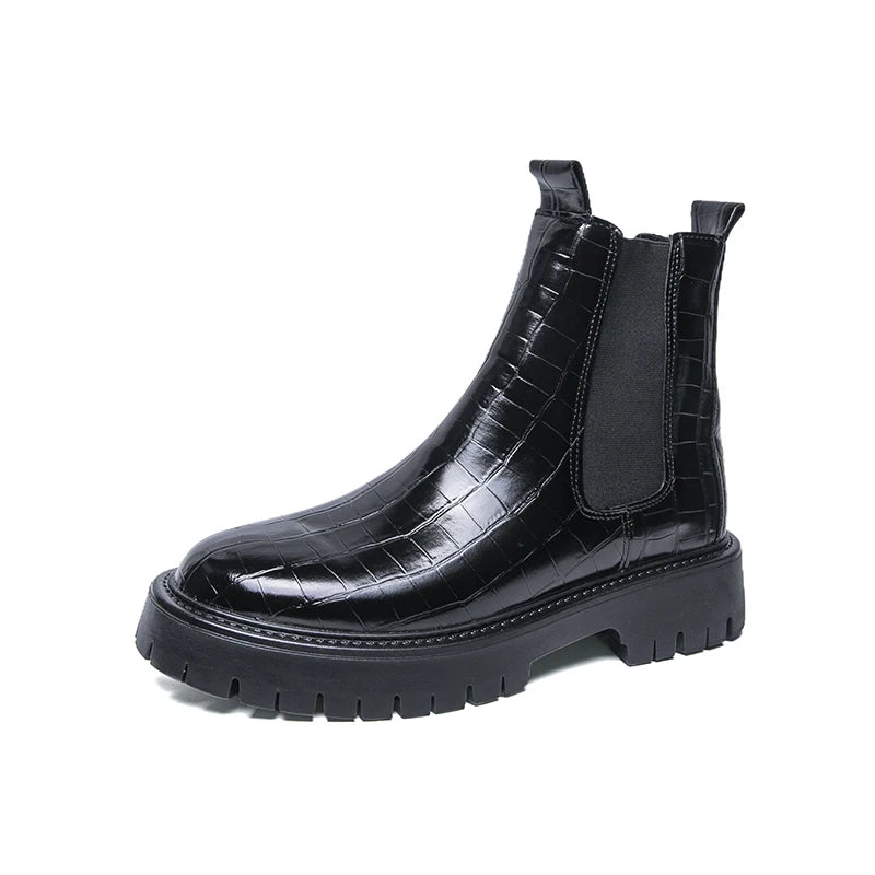 Savino Leather Chelsea Boots