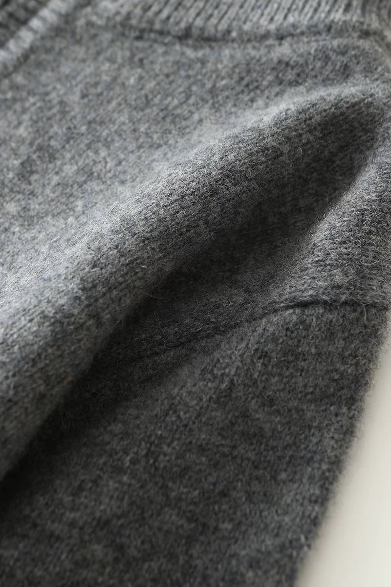 Men's Wool Quarter-Zip Sweater | Savoni