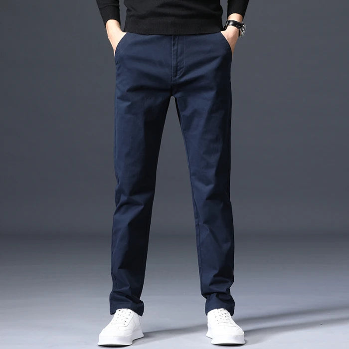 Cotton Trousers – Men's Slim-Fit Dress Pants | Savoni