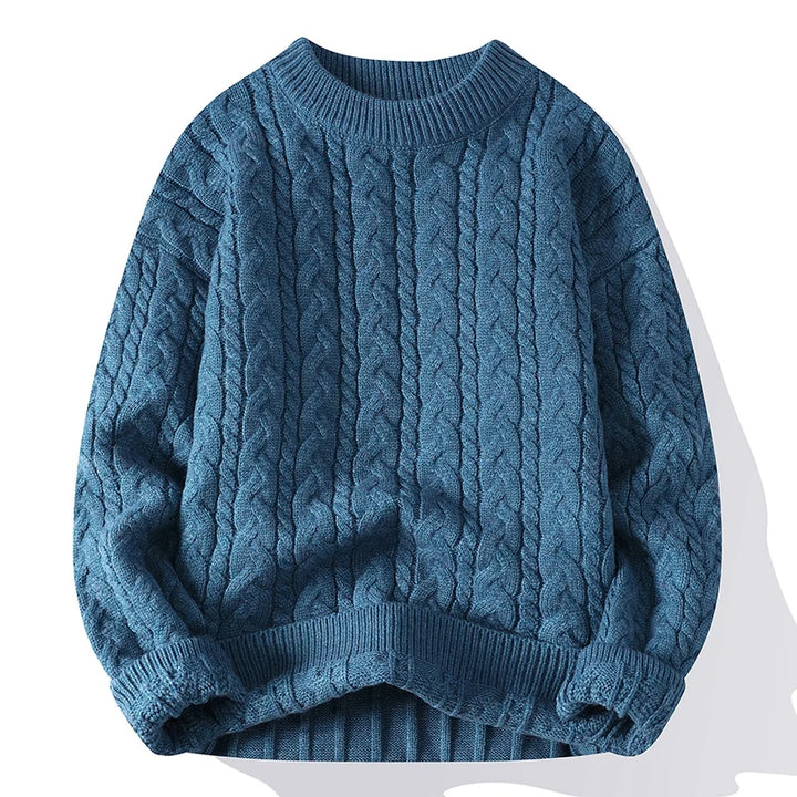Cable Knit Sweater – Men's Wool Blend Pullover | Arden