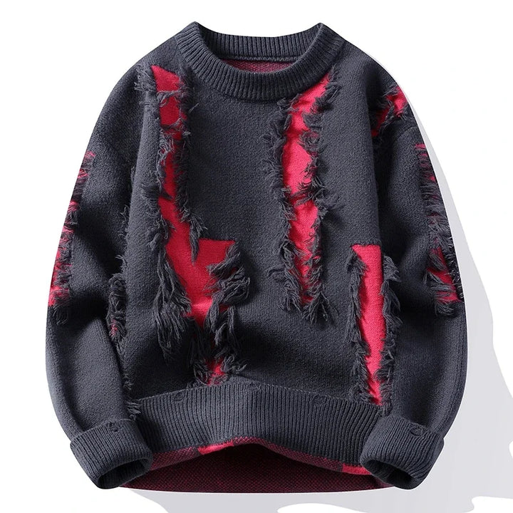 Frayed Knit Sweater – Men's Pullover | Camden