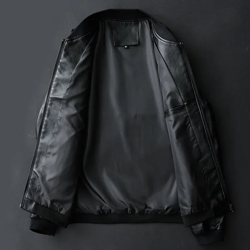 Verano Leather Zip-Up Jacket