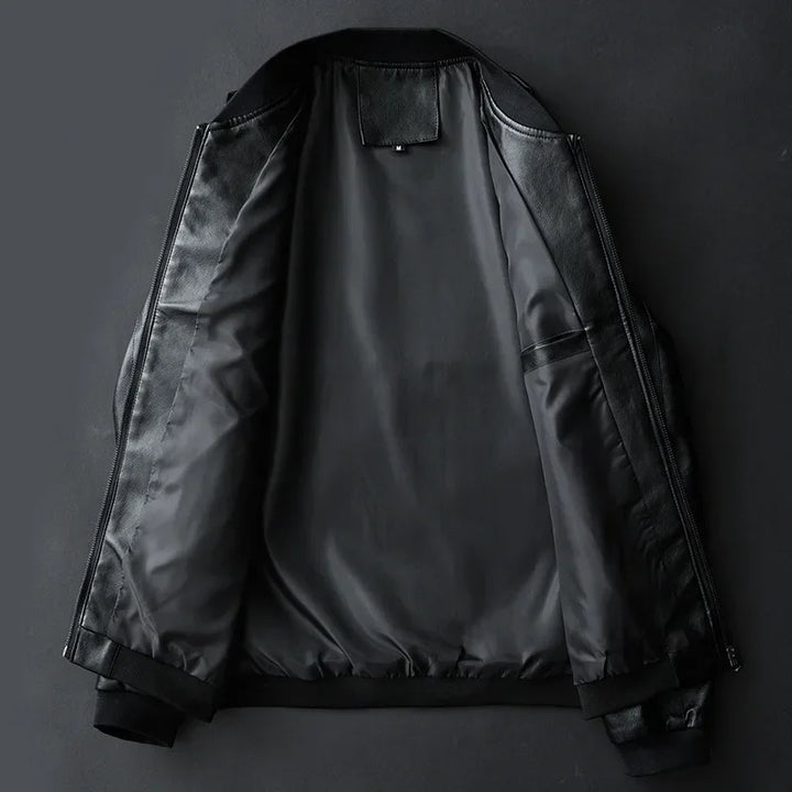 Verano Leather Zip-Up Jacket