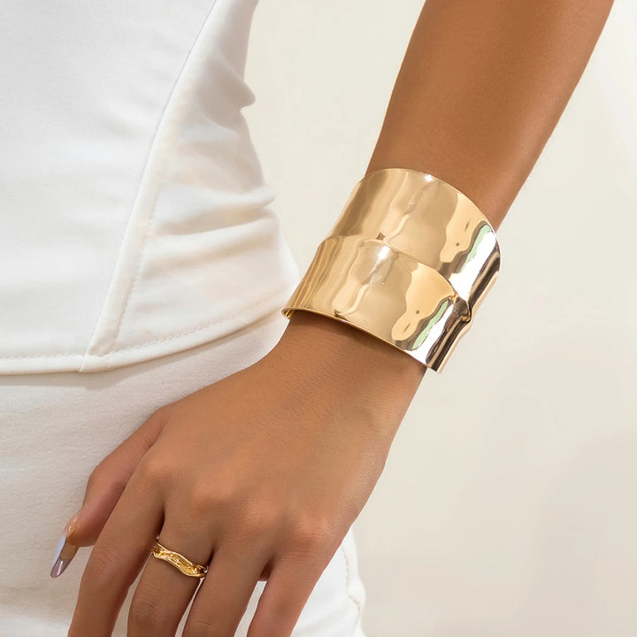 Savona Elara Oversized Sculptural Cuff Bracelet