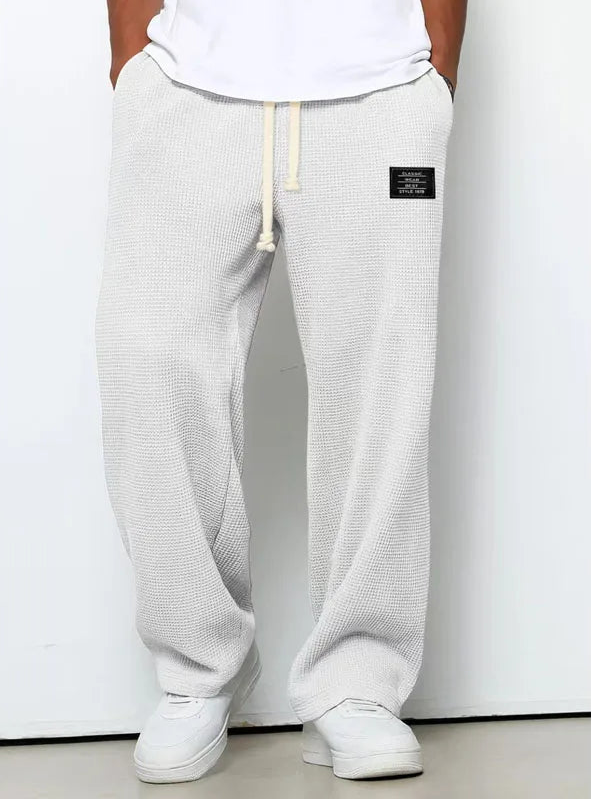 Men's Waffle Knit Drawstring Pants | Arden