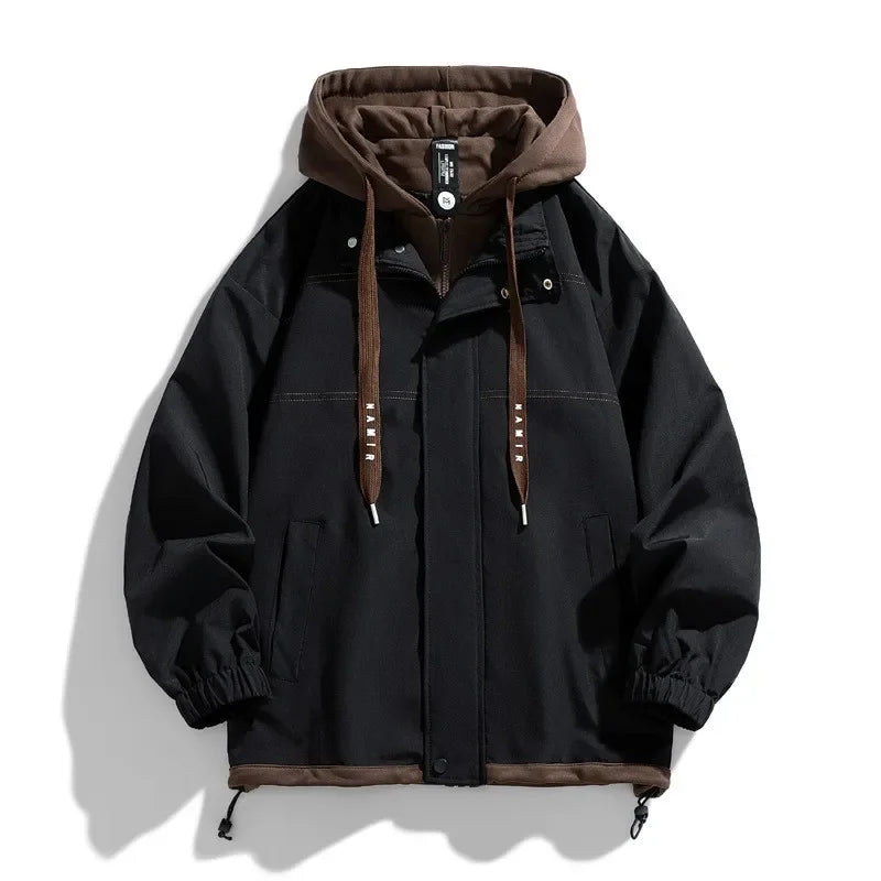 Layered Hooded Jacket – Relaxed Fit For Men | Camden