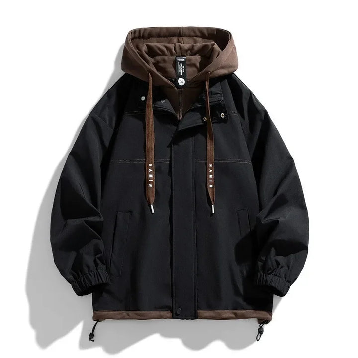 Layered Hooded Jacket – Relaxed Fit For Men | Camden