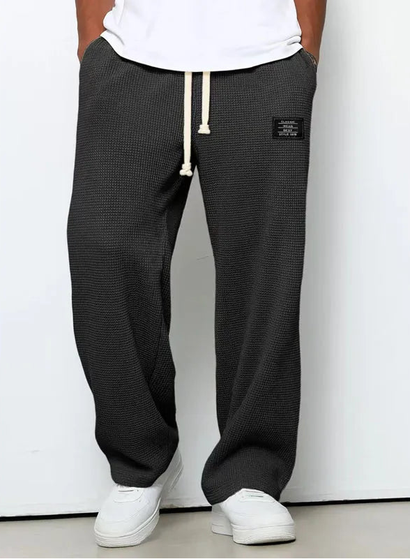 Men's Waffle Knit Drawstring Pants | Arden