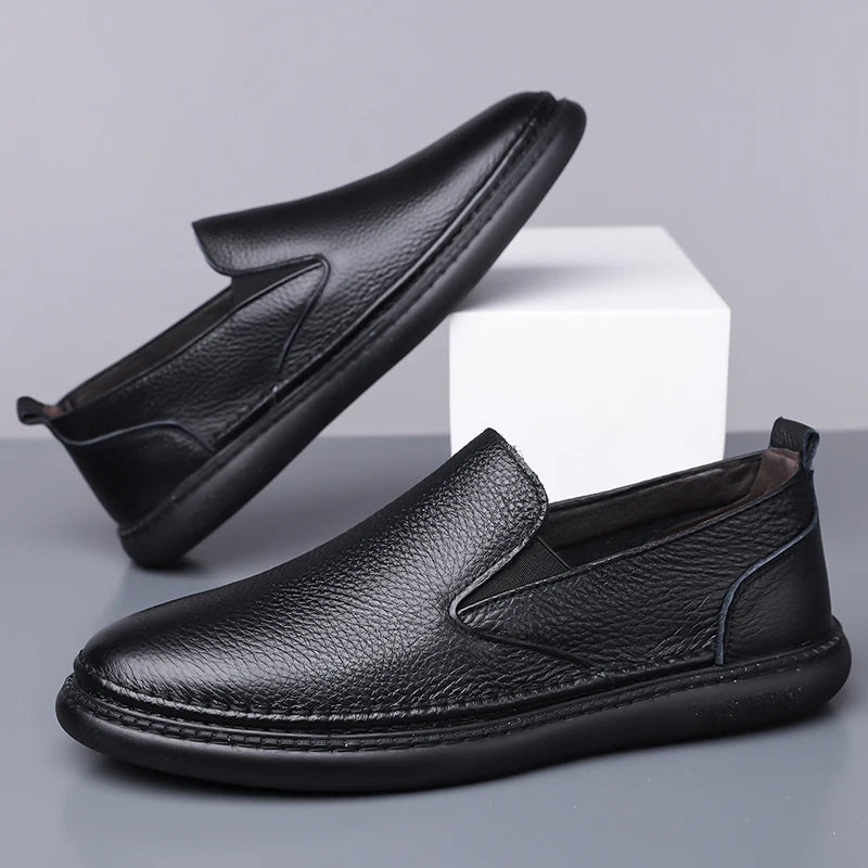 Men's Genuine Leather Loafers | Savoni