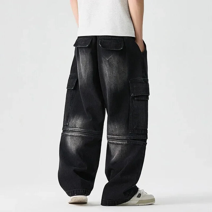 Men's Heavyweight Cargo Denim Jeans | Arden