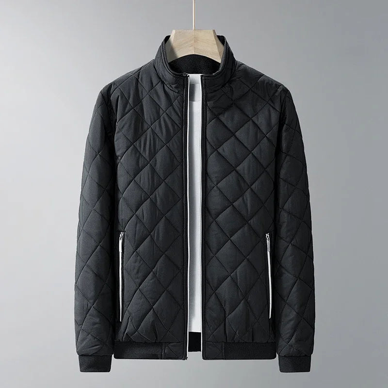 Arden Zip-Up Quilted Cotton Jacket