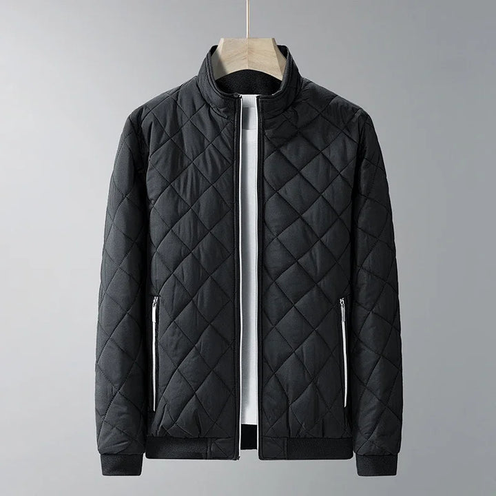 Arden Zip-Up Quilted Cotton Jacket