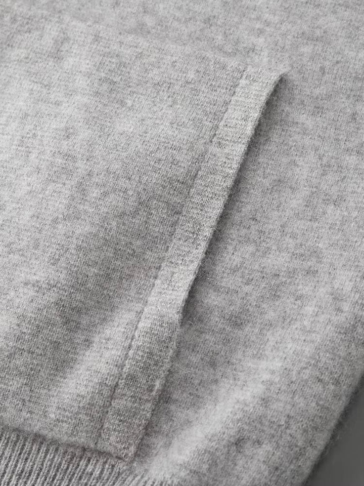 Men's Merino Wool Zip-Up Cardigan | Savonti