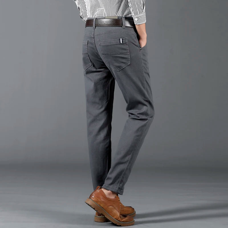 Slim Fit Trousers – Men's Cotton Dress Pants | Savoni