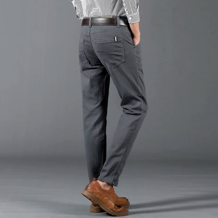 Slim Fit Trousers – Men's Cotton Dress Pants | Savoni