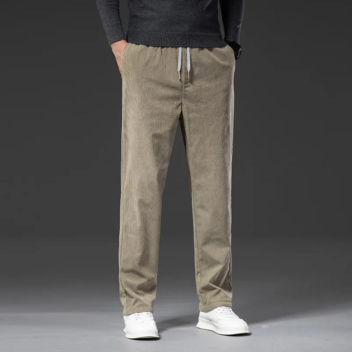 Men's Corduroy Pants with Drawstring | Savoni