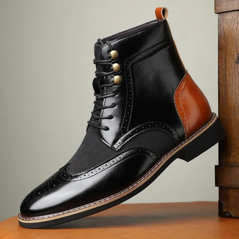 Santino Leather Ankle Boots