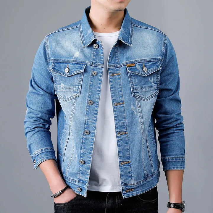 Arden Denim Button-Up Jacket