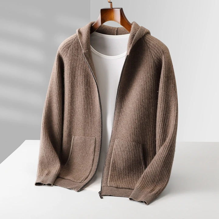 Savonti Wool Zip-Up Hoodie