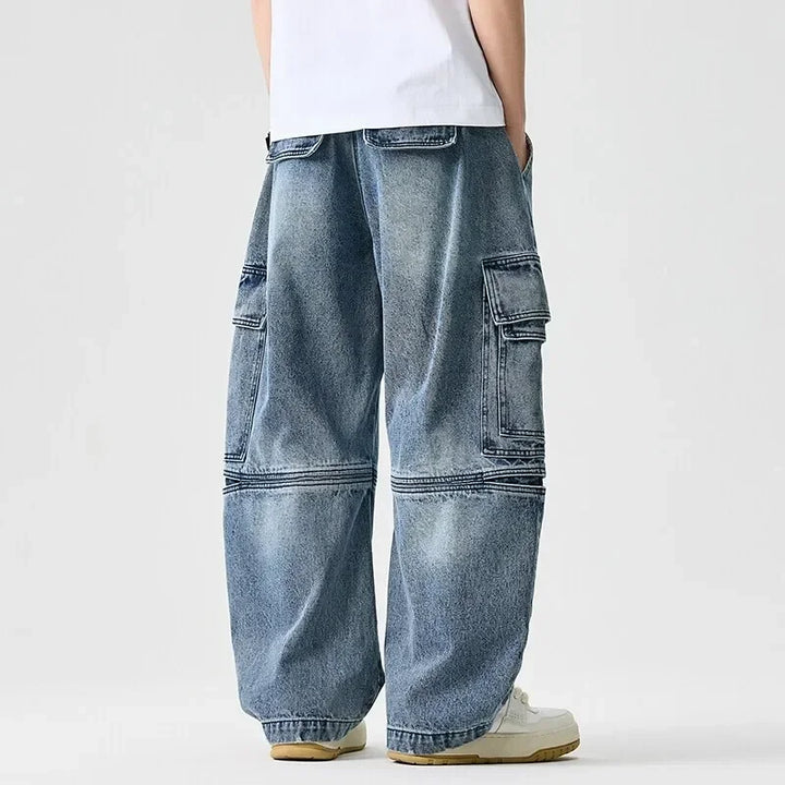 Men's Heavyweight Cargo Denim Jeans | Arden
