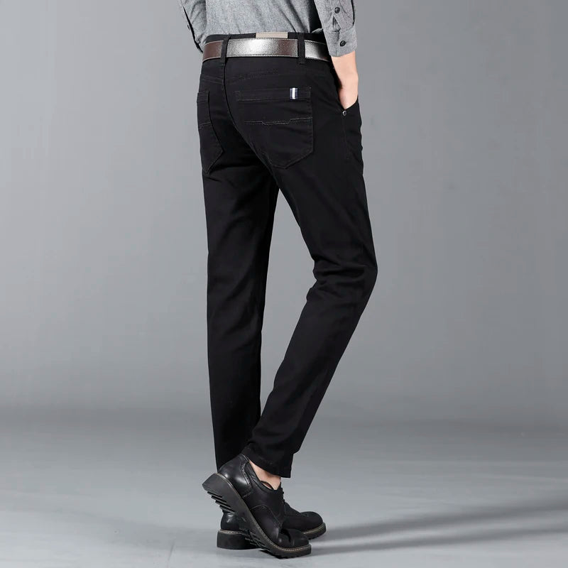Slim Fit Trousers – Men's Cotton Dress Pants | Savoni
