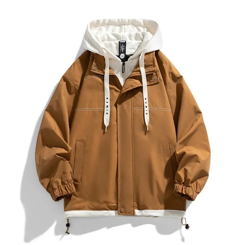 Layered Hooded Jacket – Relaxed Fit For Men | Camden