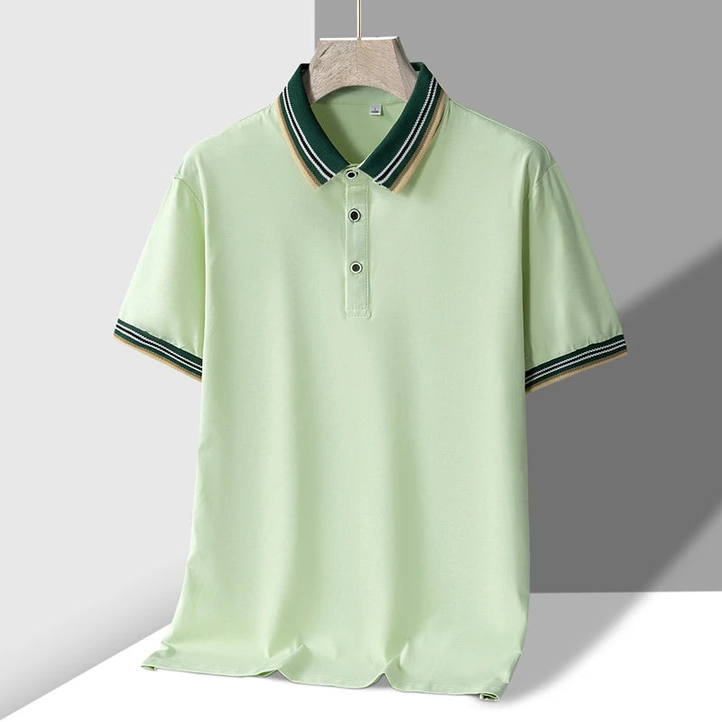 Knit Polo Shirt – Men's Button-Up | Savoni