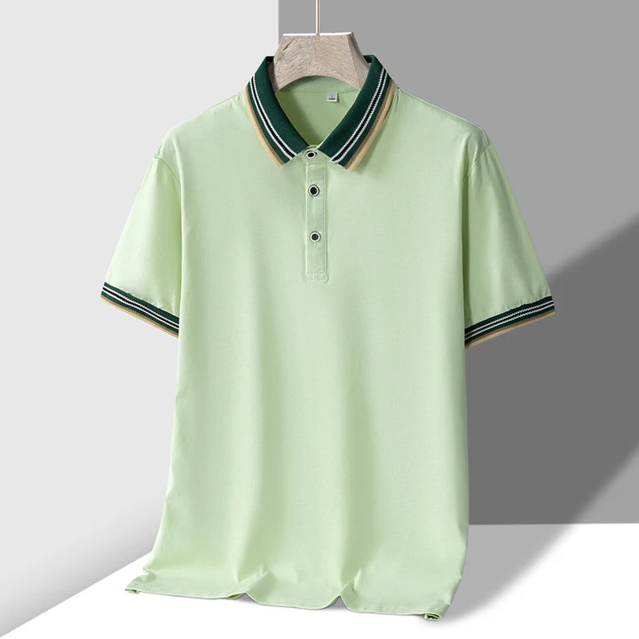 Knit Polo Shirt – Men's Button-Up | Savoni